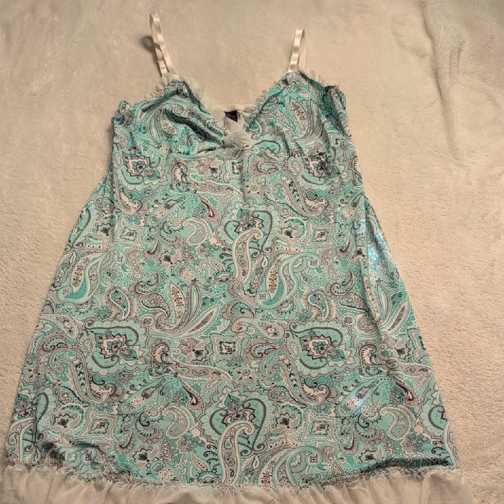 Marilyn Monroe lingerie Paisley Slip Dress Medium